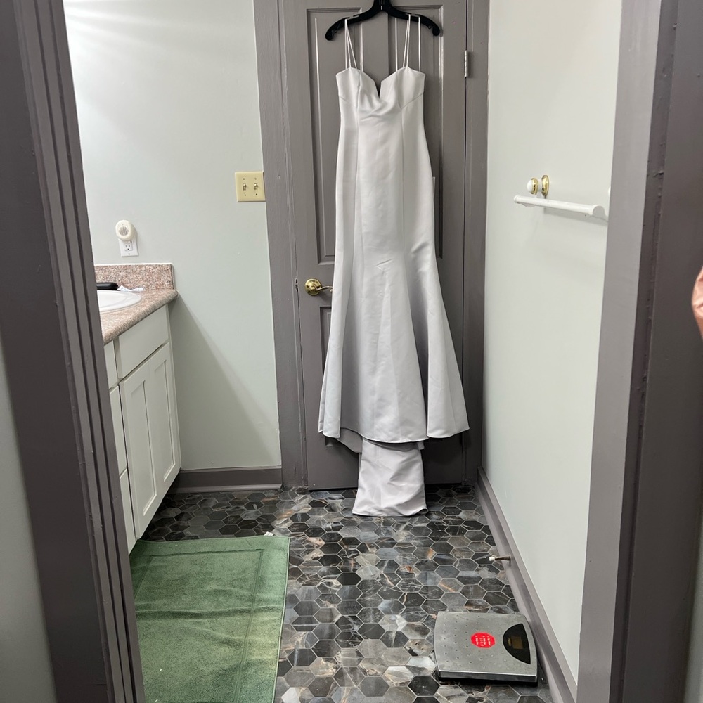 JAYGODFREY Silver Formal Gown
